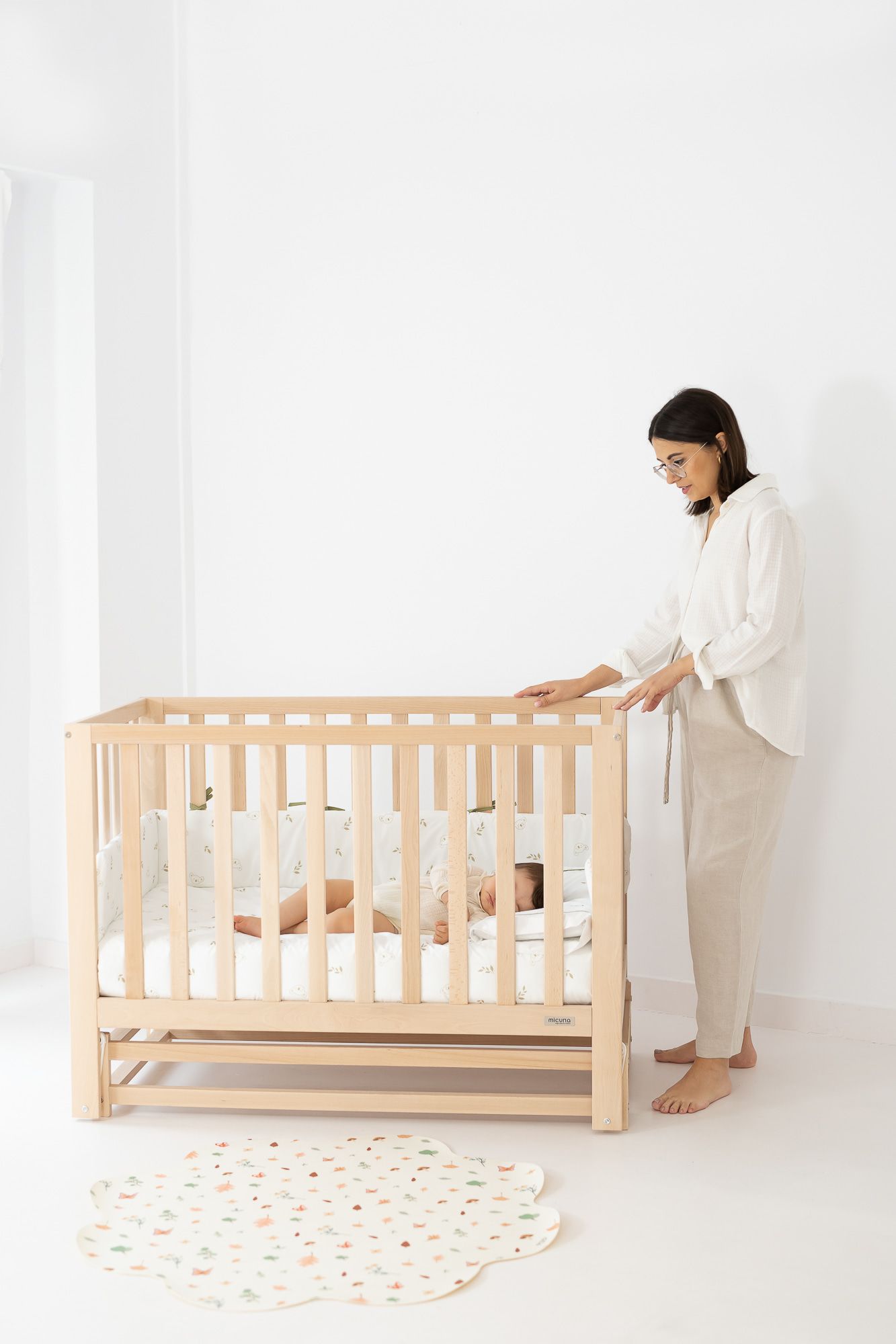 Детская кроватка-маятник 120х60 Micuna Annie Balance