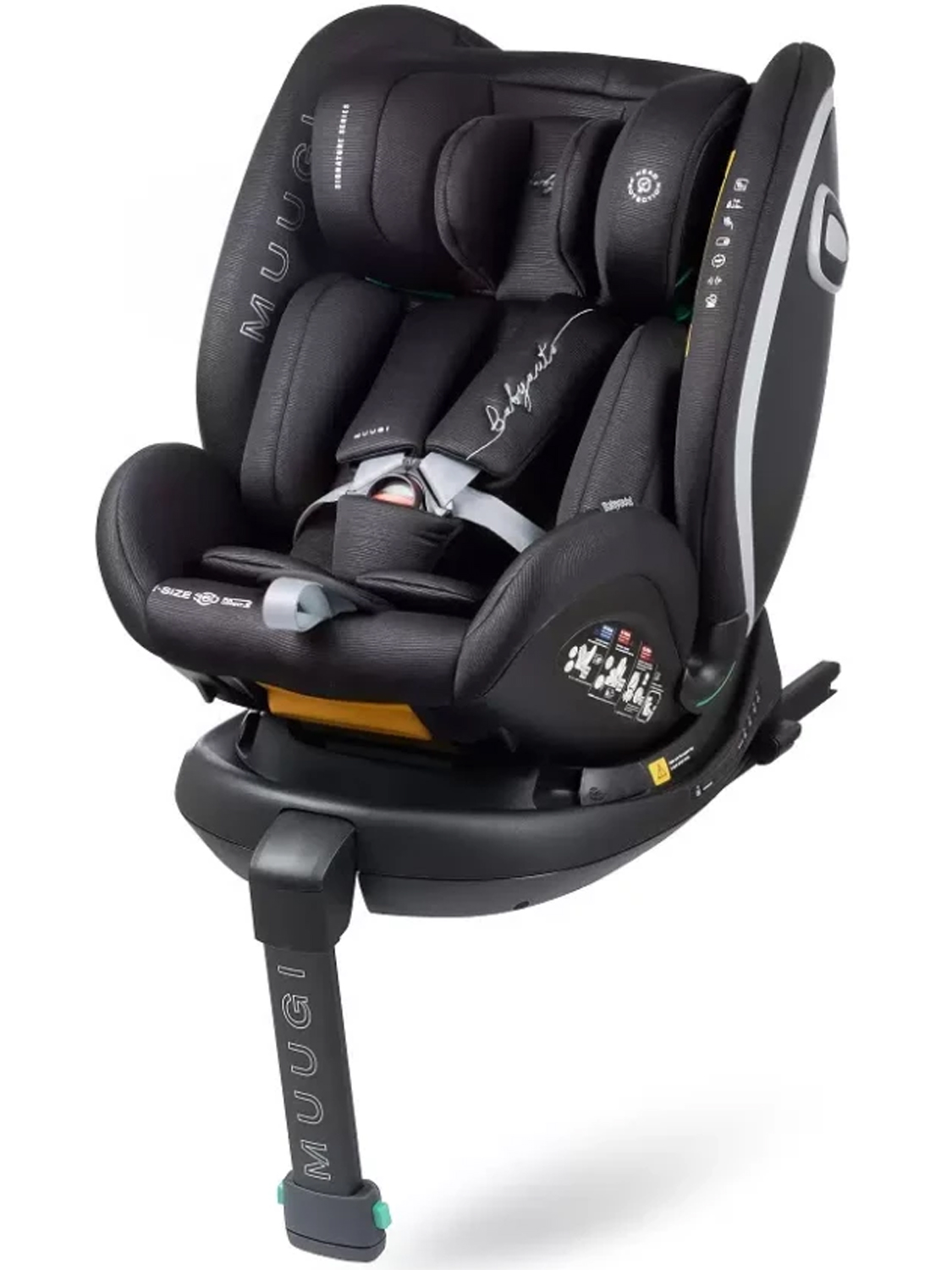 Автокресло 0+/1/2/3 BabyAuto Muugi i-Size, с 0 до 12 лет, весом до 36 кг, поворотное 360, ISOFIX