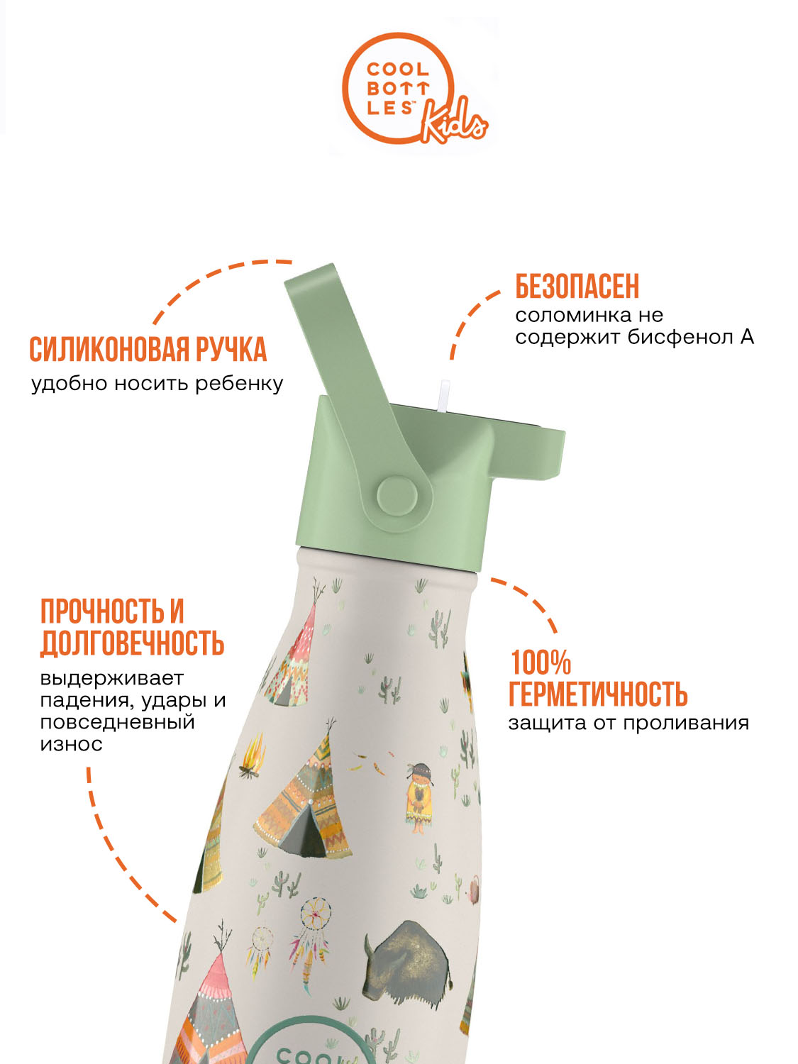 Термос–термобутылка Cool Bottles Kids 260мл