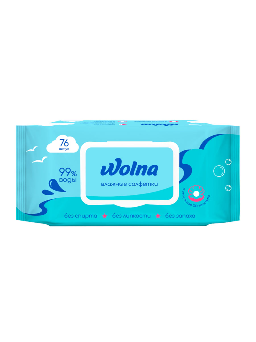 Салфетки влажные Wolna 76 шт