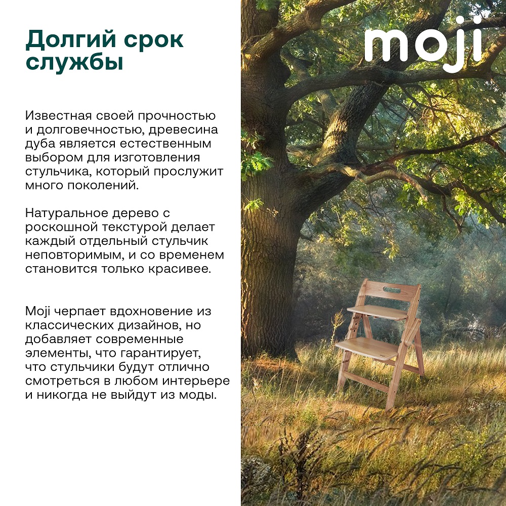 Растущий стульчик Moji by ABC-Design Yippy ВСЁ ВКЛЮЧЕНО espresso, текстиль birch