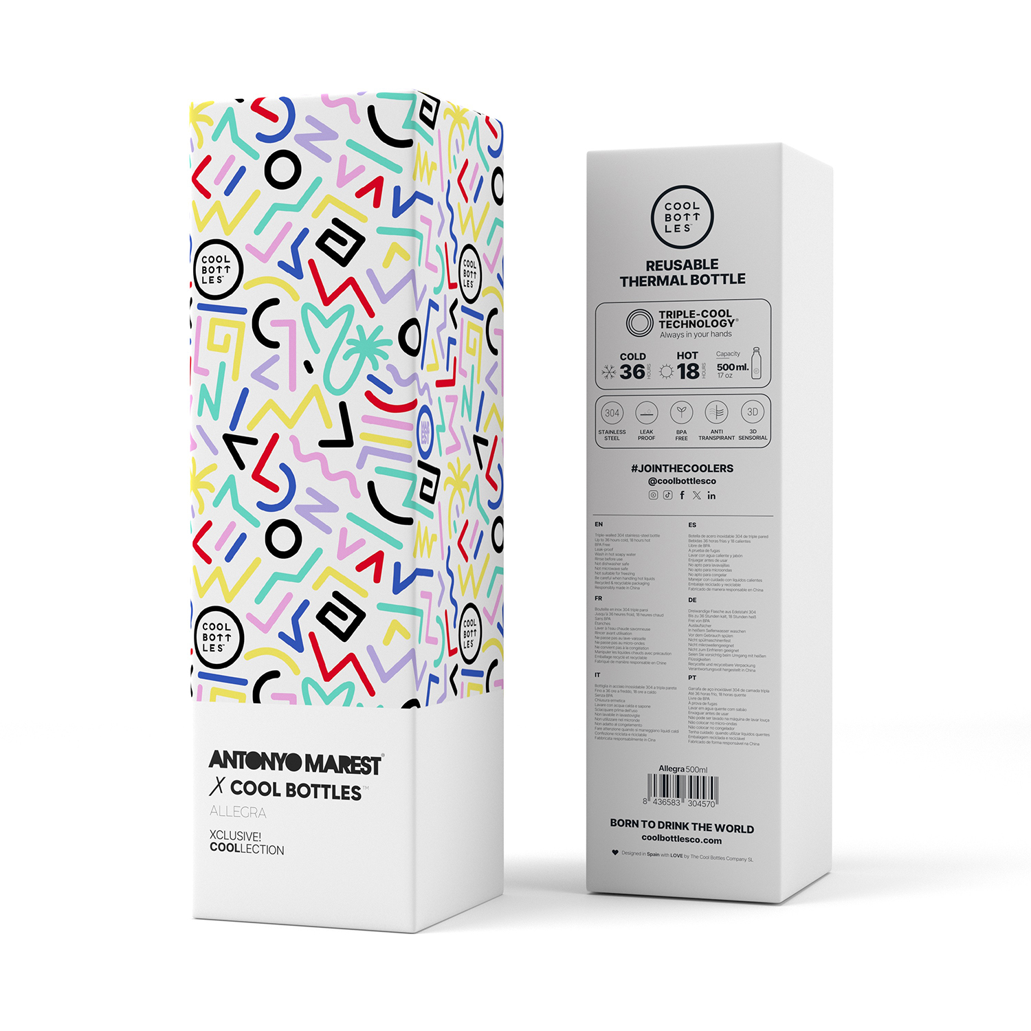Термос–термобутылка Cool Bottles 500мл