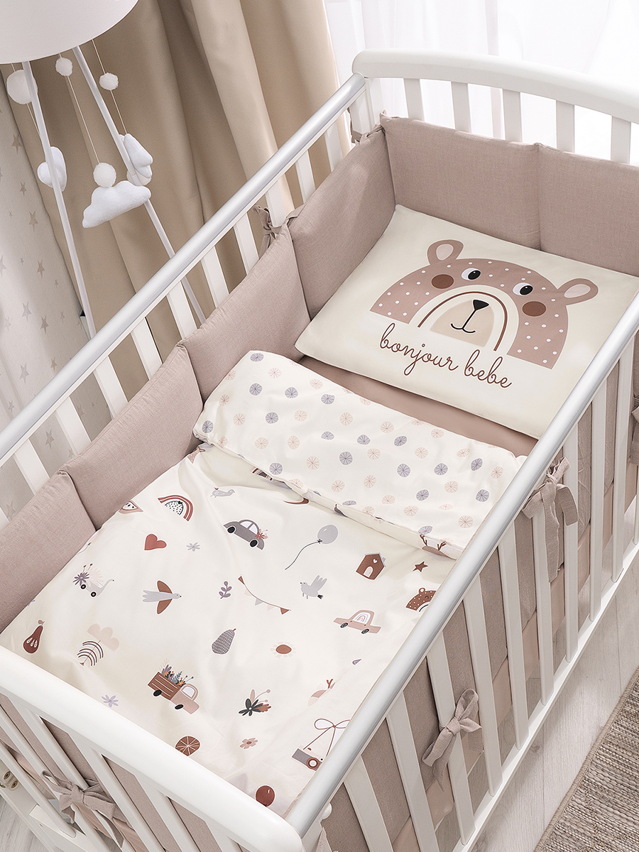 Постельное белье PERINA Bonjour Bebe 120х60 см 3 предмета