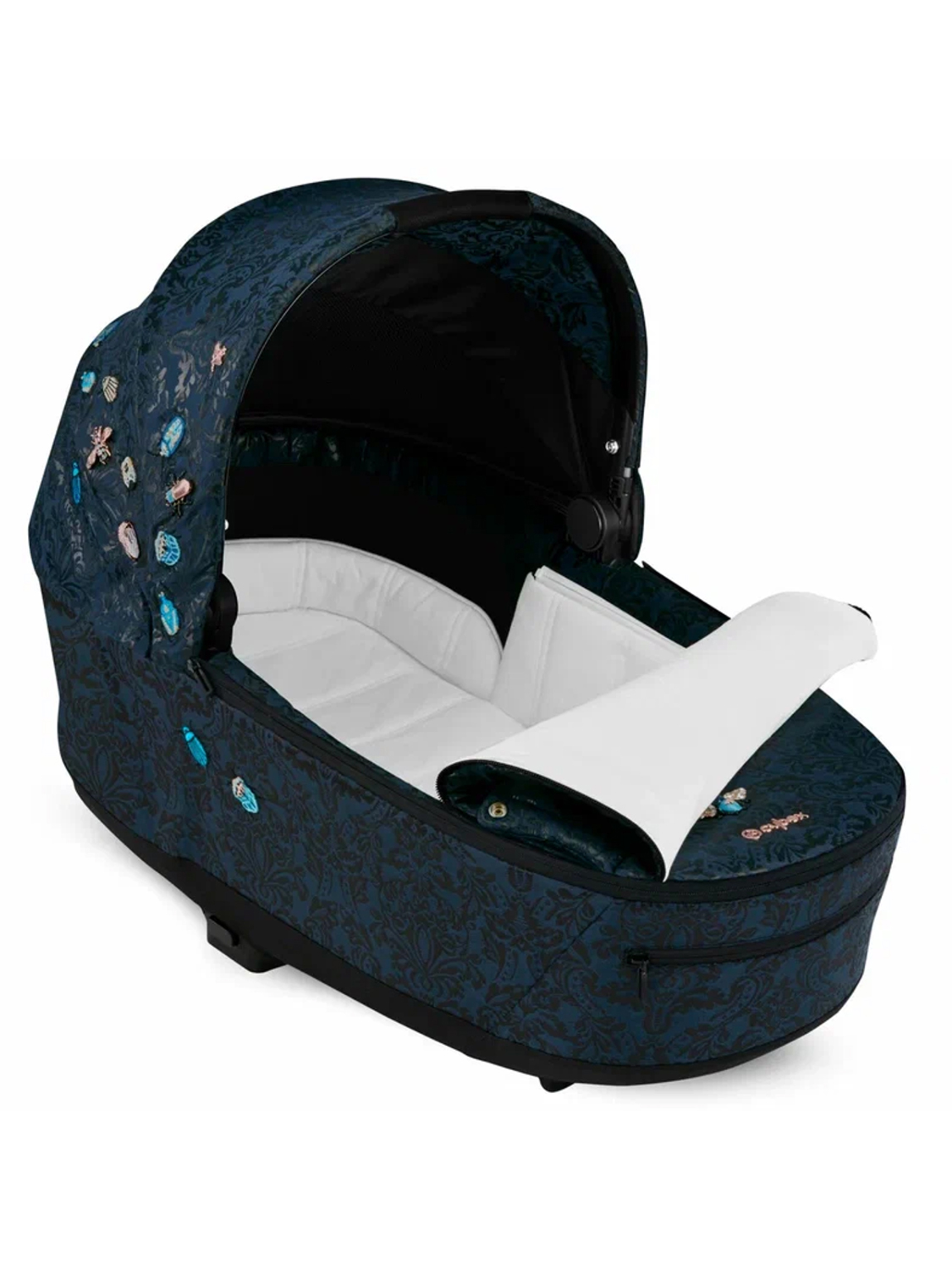 Коляска-люлька Cybex Priam IV FE шасси Rosegold
