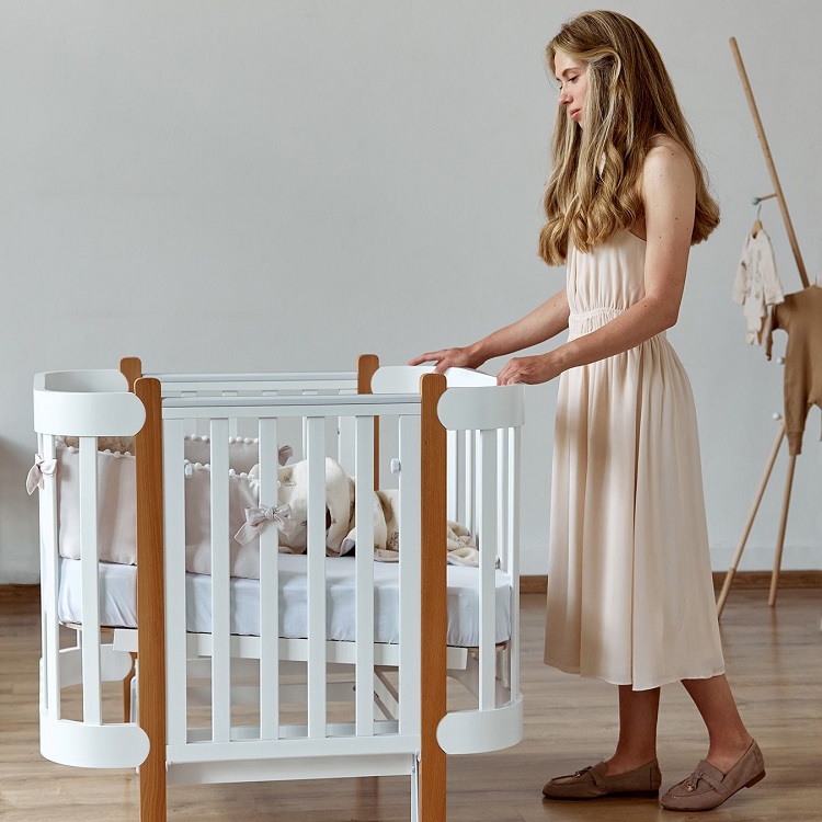 Кроватка-трансформер приставная Happy Baby Mommy Lux