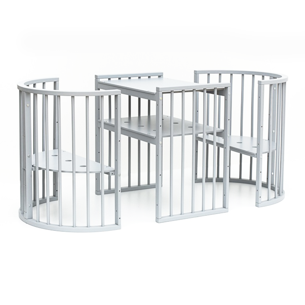 Кровать Bambini 125х75 см овальная 7 режимов с матрасиком Flex Cotton Ring