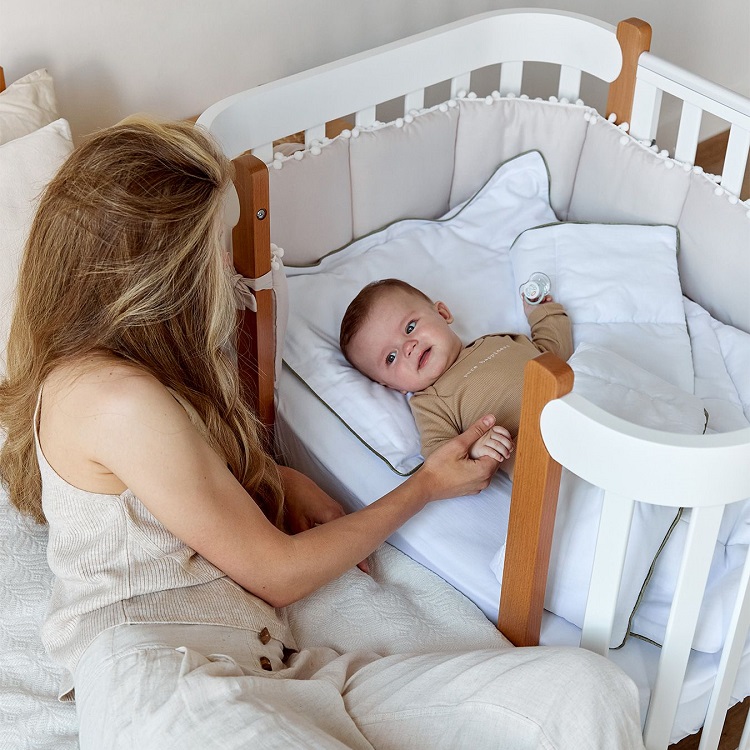 Кроватка-трансформер приставная Happy Baby Mommy Lux