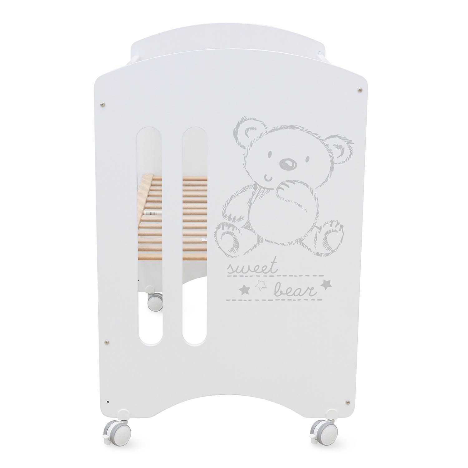 Приставная кроватка 120x60 Micuna Sweet Bear Basic + Матрас полиуретановый СН-620