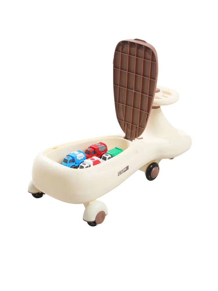 Толокар UNIX Kids Bibicar V2 бесшумные колеса, музыка