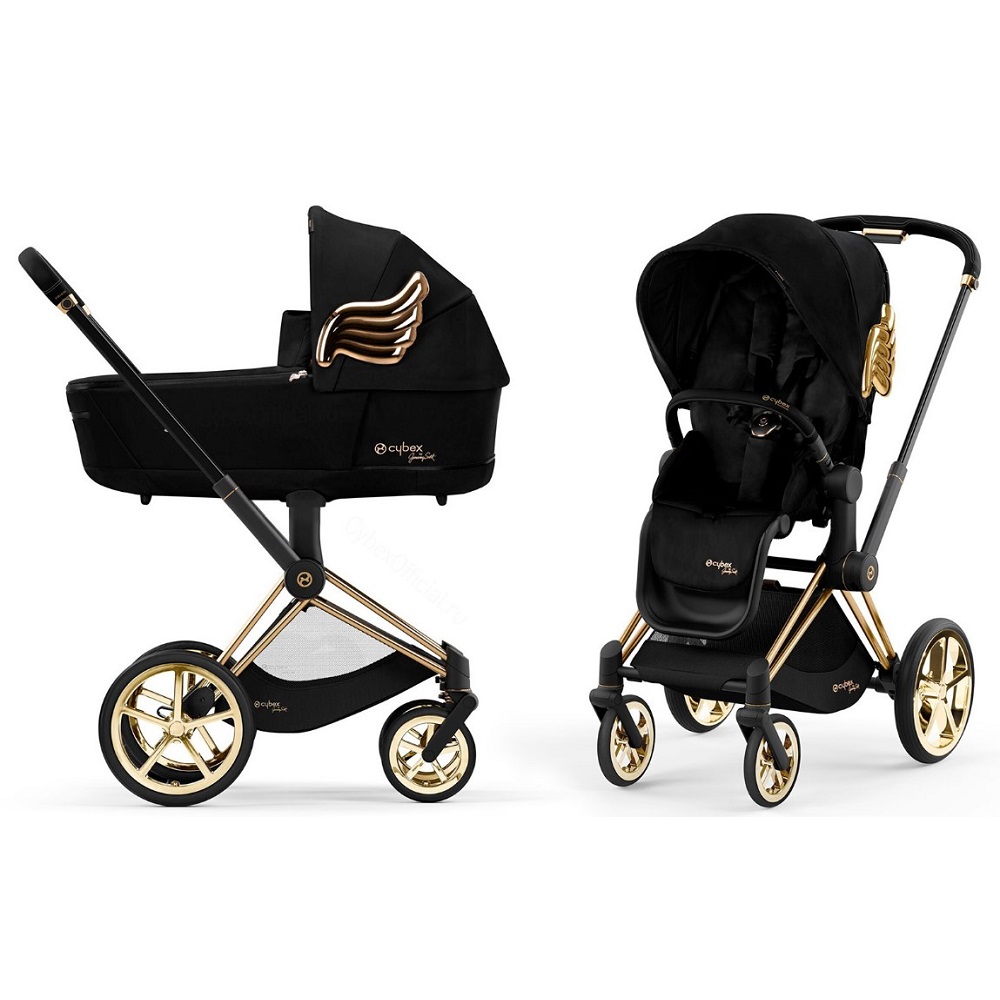 Коляска 2 в 1 Cybex Priam IV FE Jeremy Scott Wings