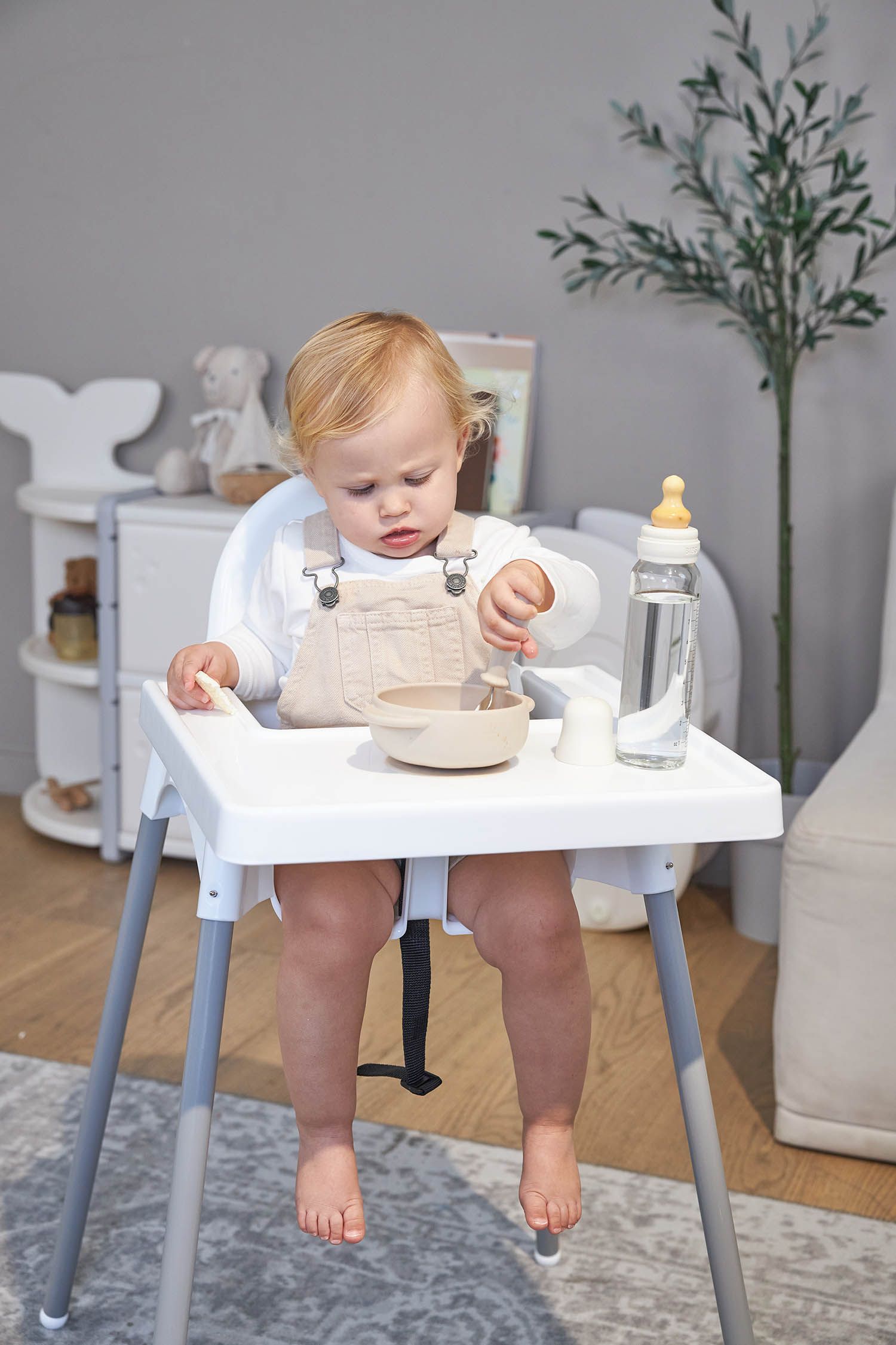 Стул для кормления UNIX Kids Fixed White PPHCIKEAW