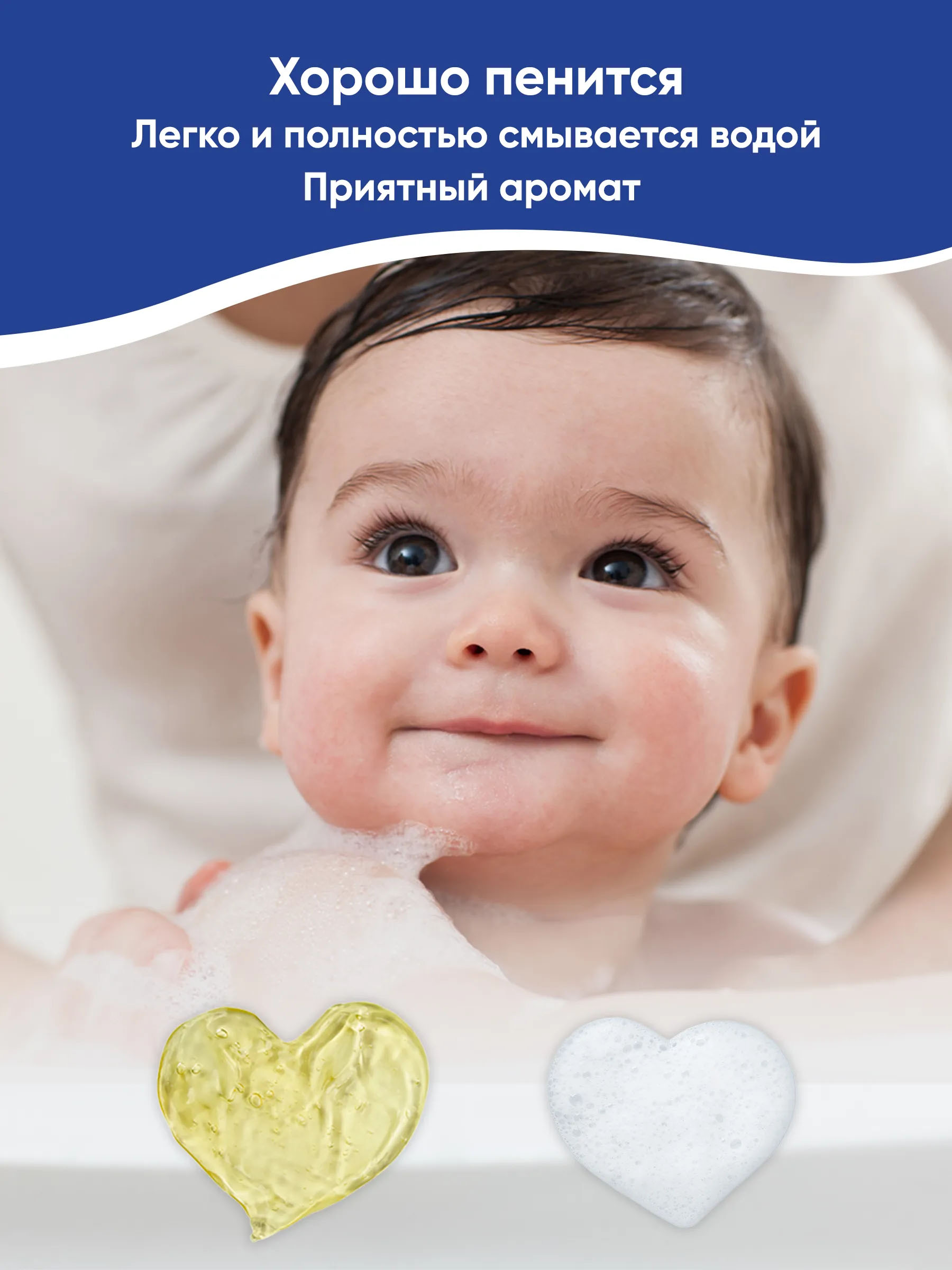 Шампунь-гель детский HELAN Linea Bimbi для волос и тела