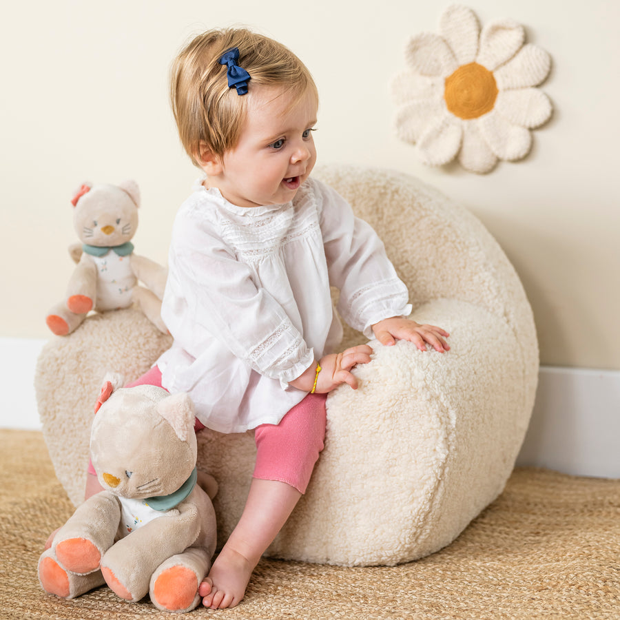 Игрушка мягкая Nattou Soft toy MILA ZOË LANA Кот 266017