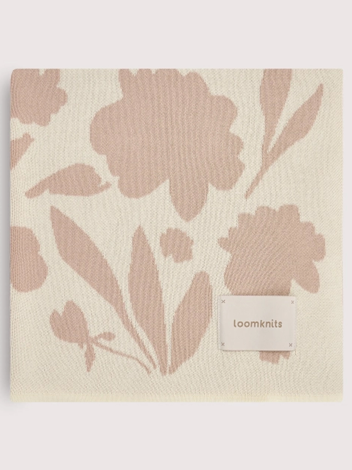 Плед детский Loomknits Молочный 80х120 см