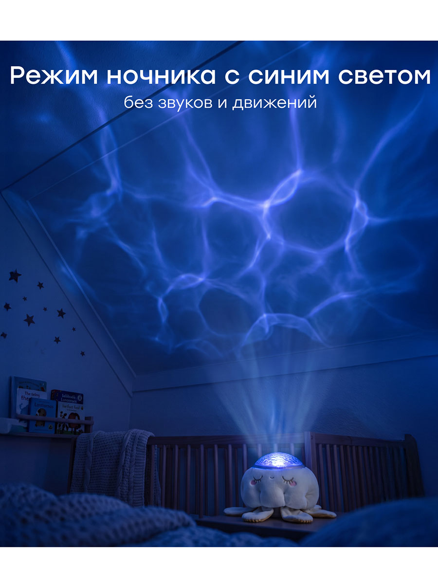 Проектор ночник игрушечный Happy Baby LUMINA «ЛЮМИНА» milky 332011
