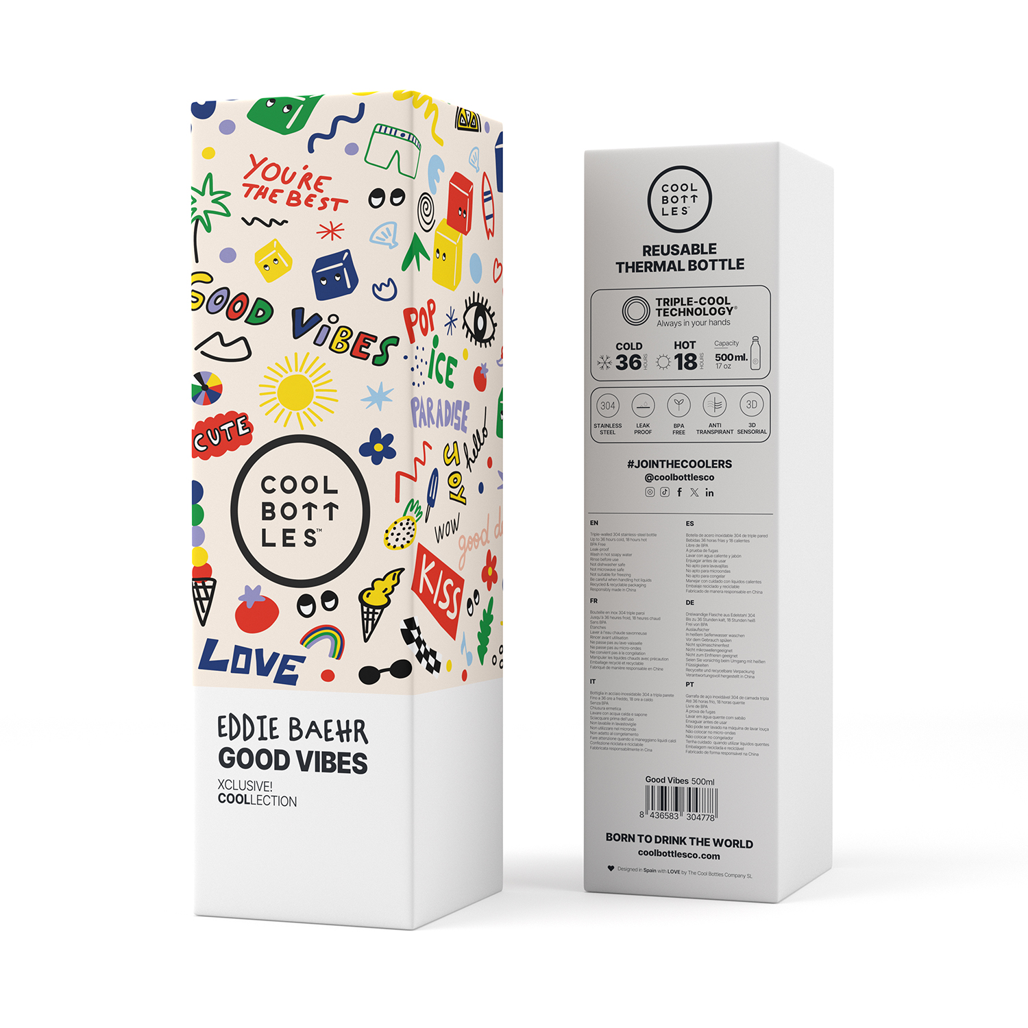 Термос–термобутылка Cool Bottles 500мл