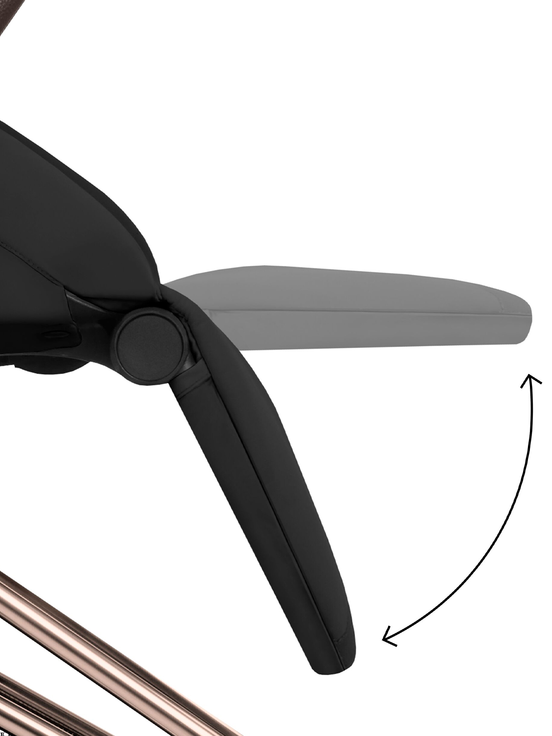 Коляска 2 в 1 Cybex Priam (5) Style шасси Rosegold
