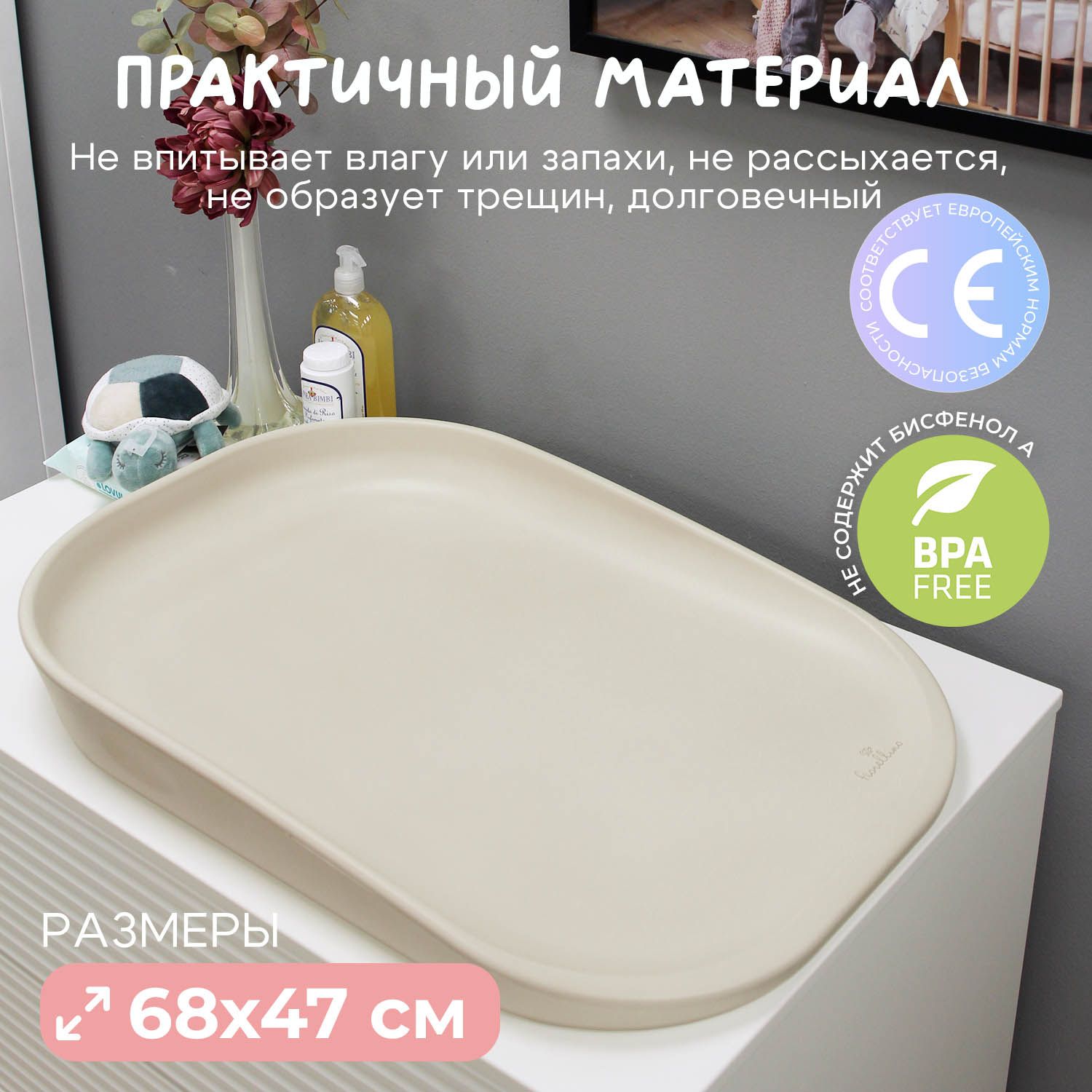 Инновационный пеленальный матрасик Fiorellino