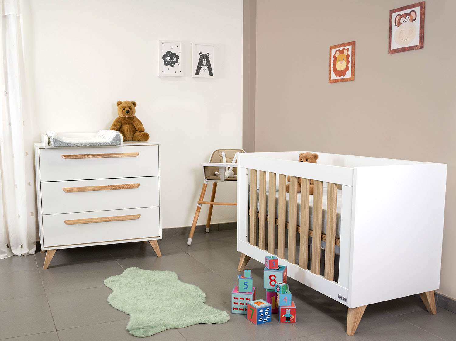 Кроватка детская 120х60 IKiD Lazio