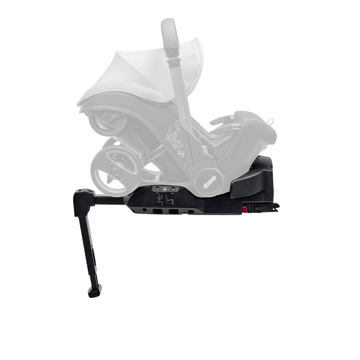 База Isofix Doona, для коляски-автокресла Doona I , против хода движения