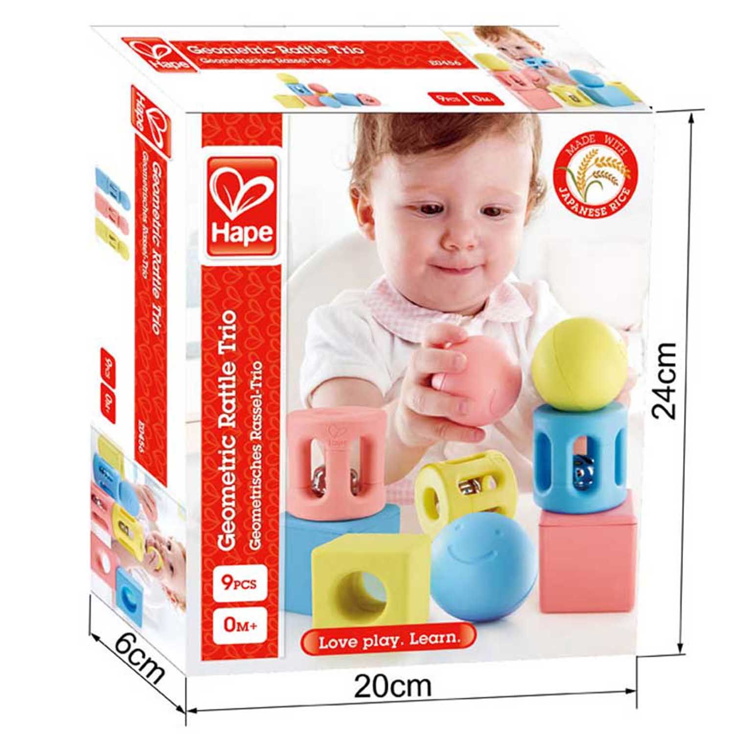 Конструктор-погремушка Hape «Улыбка»
