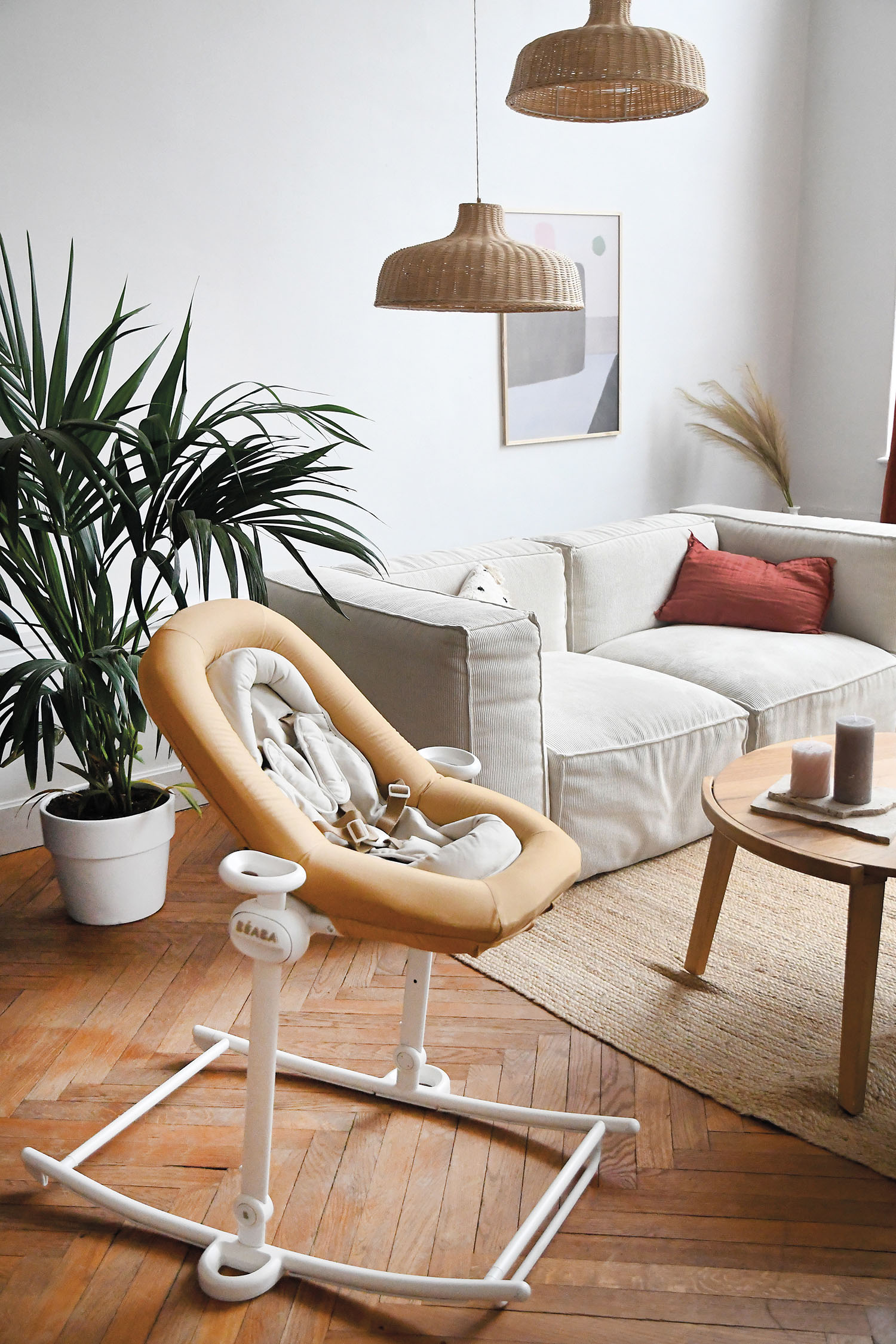 Шезлонг Beaba UP & DOWN OCRE / TRANSAT UP & DOWN + EU