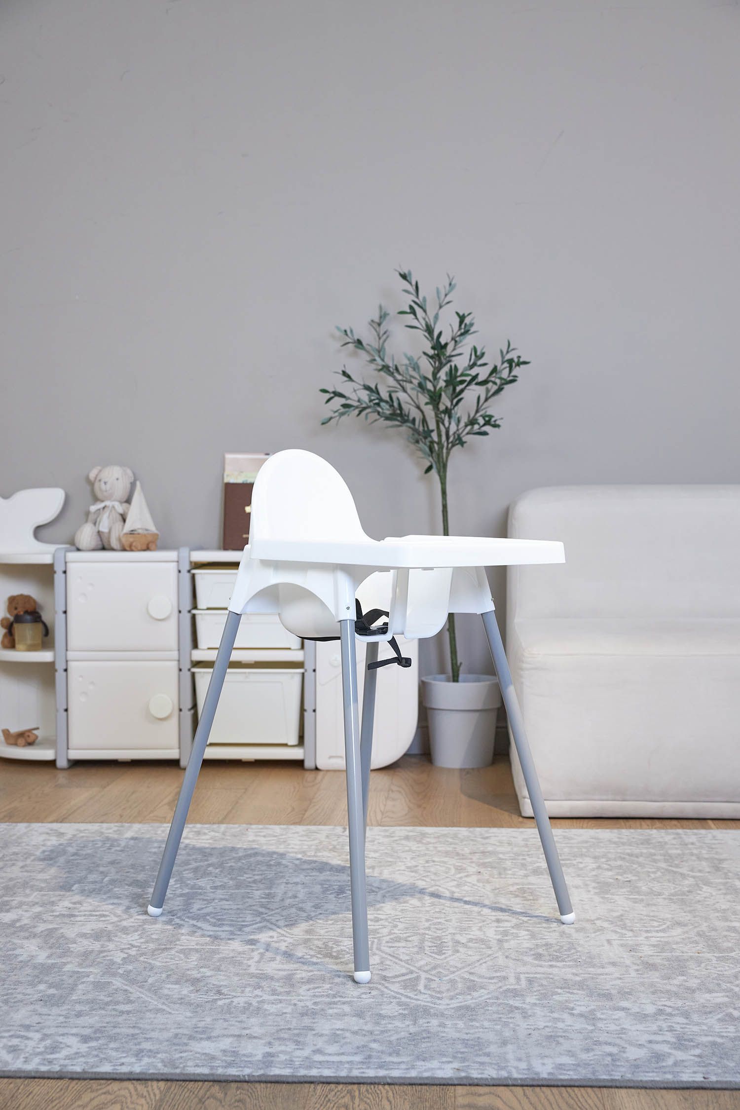 Стул для кормления UNIX Kids Fixed White PPHCIKEAW