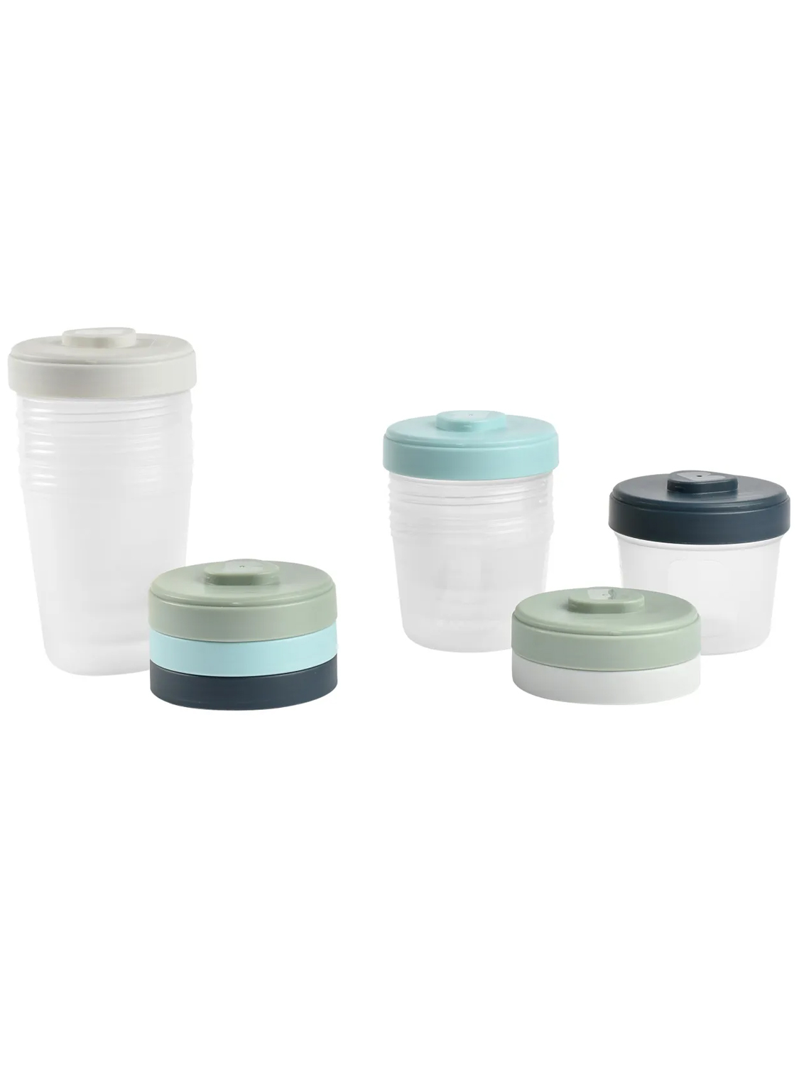 Набор контейнеров Beaba 4X150ML/4X250ML / 8 PORTIONS CLIP-4X150ML/4X250ML