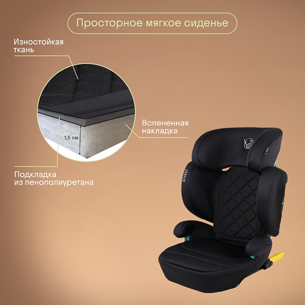 Автокресло 2/3 KIDZI  ITIRO i-SIZE