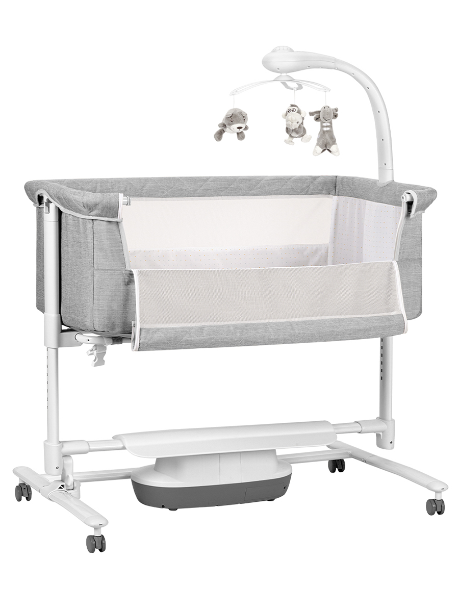 Кроватка CARRELLO Bloom белая рама CRL-10304